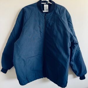 Navy Blue Bomber Jacket
